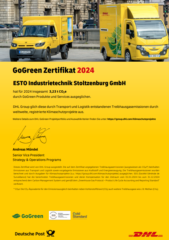 GoGreen Zertifikat Badge