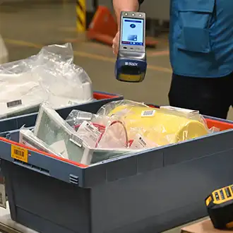 Behälterkennzeichnung Etiketten für Container Behälter Logistik