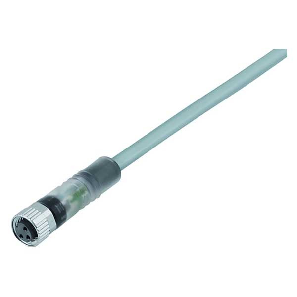 Binder Kabeldose mit Kabel Schraub LED, Serie 718