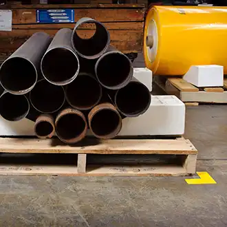 Bodenmarkierung für Werkhallen Industrie und Logistik