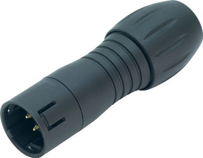 Binder Kabelstecker schwarz 6 - 8 mm Serie 720