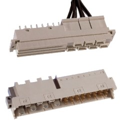 Steckverbinder DIN 41612 Bauform H7/F24