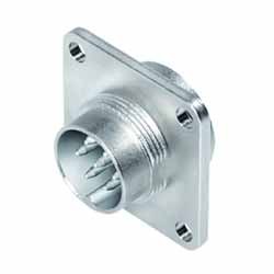 Binder Flanschstecker Vierkant crimp Serie 723