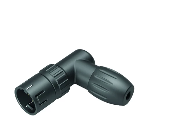 Binder Snap-In Winkelstecker schwarz 2,5-4 mm Serie 720