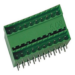 Stiftstecker PDHxx-5,08, 2-stöckig horizontal Raster 5,08 mm geschlossen