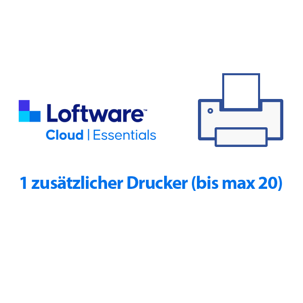 1 Zusatzdrucker für Loftware Cloud Essentials Etiketten-Software