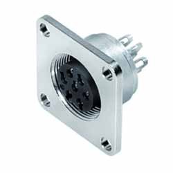 Binder Flanschdose Vierkant löten Serie 723