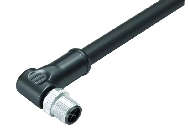 Binder Winkelstecker S kodiert PUR Serie 814