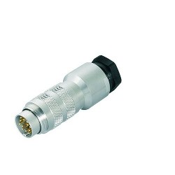 Binder Kabelstecker mit Schirmring löt 8 - 10 mm Serie 423