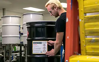 Ölbeständige Etiketten für chemische Beständigkeit Behälter