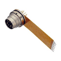 Binder Flanschstecker mit Kabel Serie 723