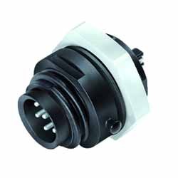 Binder Flanschstecker Serie 692 Zentralbefestigung