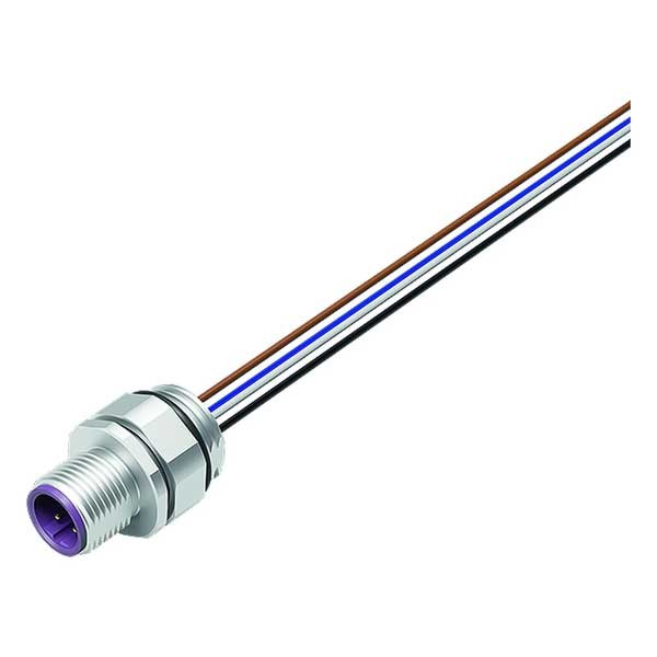 Binder Flanschstecker mit Litzen POS Serie 766