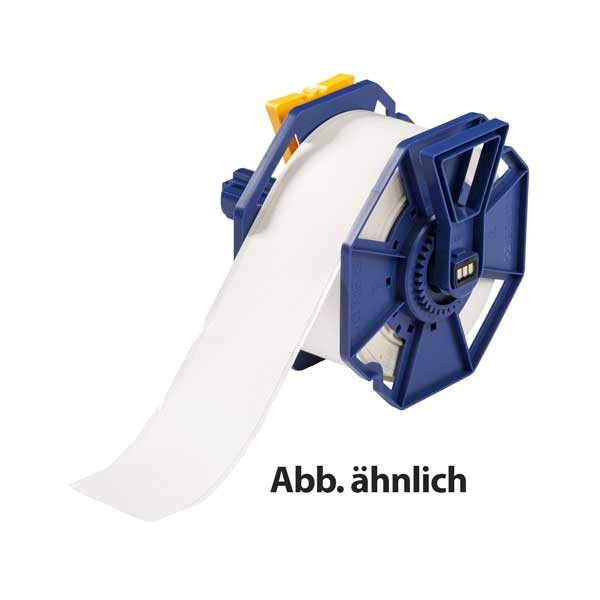 Rückstandsfrei ablösbare Etiketten Vinyl weiß für BradyJet J7300 - Wieder ablösbare Etiketten