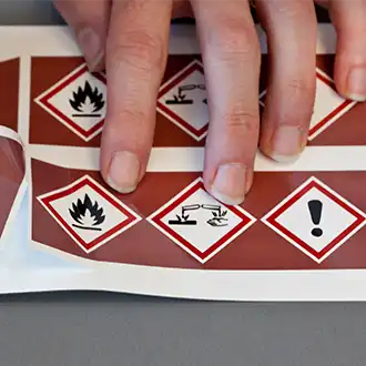 Gefahrgutetiketten GHS Etiketten für Gefahrstoffe Transport