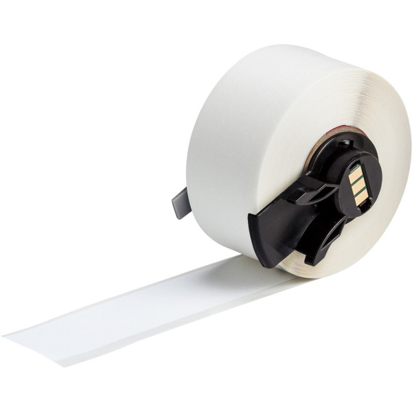 Brady Weißes Polyester Endlosband, glänzend - 483