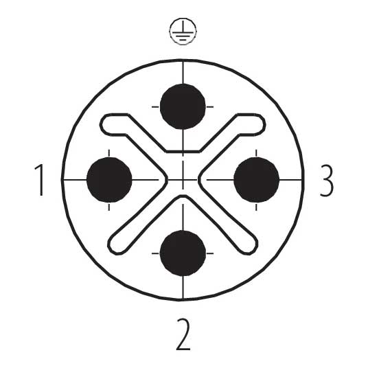Rundsteckverbinder Sortiert nach Polzahlen