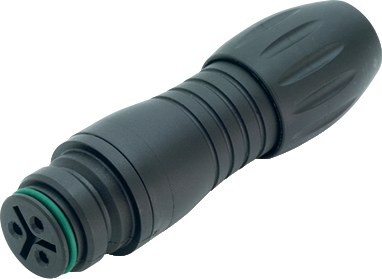 Binder Kabeldose schwarz 2,5 - 4 mm Serie 720