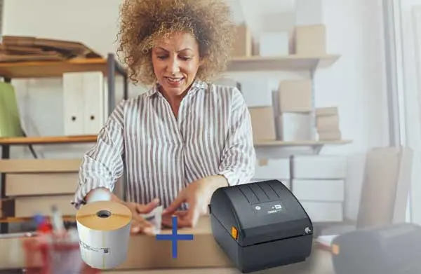 Versandetikettendrucker Starterset für Logistik